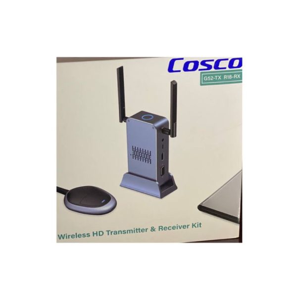 5M Wireless HDMI Transmitter and Receiver FHD Video Audio Extender from Mobile Phone to TV Projector for Gaming 0 Latency