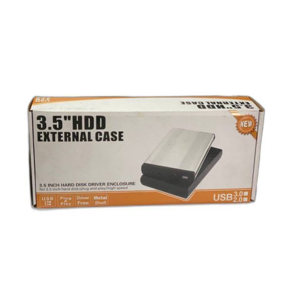 3.5"HDD EXTERNAL CASE  NEW  3.5 INCH HARD DISK DRIVER ENCLOSURE for 3.5 inch hard disk/plug and play/high speed