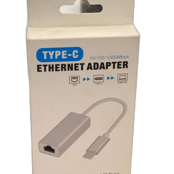 TYPE-C  10/100/1000Mbps  ETHERNET ADAPTER  TYPE-C