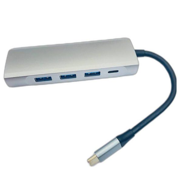 USB Type C Hub for MacBook, 11 in 1, RJ45 Lan, 4K, Compatible with HDMI, VGA, SD, TF, PD USB, UMB, Dock for iPad, S21, Dex Mouse, U Disk