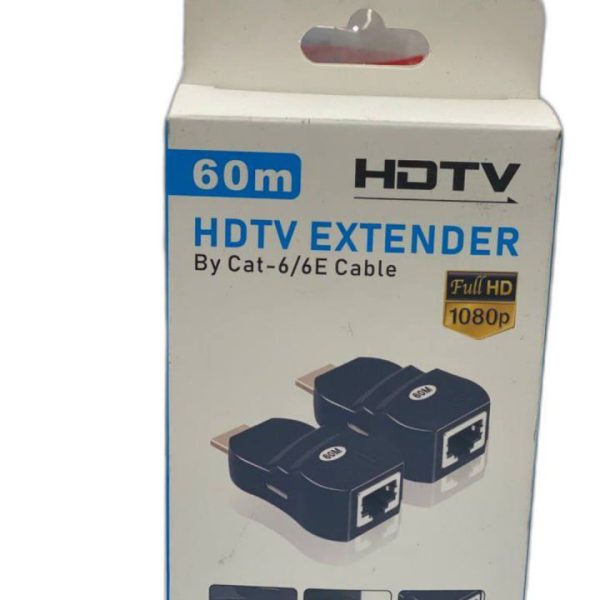 Eboxer 2x To RJ45 Network Cable Extender Converter Repeater Over Single 30m CAT-5e CAT6 Support HDMI1.4 3D 1080P Resolution, 4k * 2k