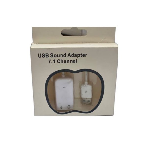 WOLFSTONE USB to 3.5mm Jack Audio Adapter | 7.1 ch External Stereo Sound Card | for Listening and Recording