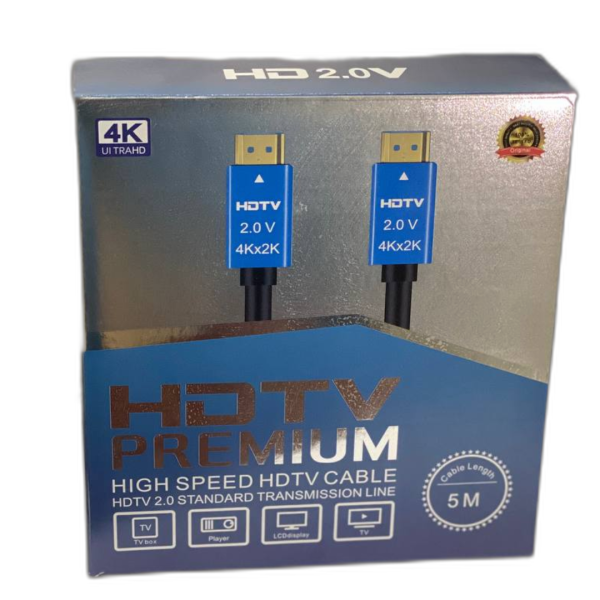 HDMI 4K 60Hz V2.0 Cable Malte to Matle Aluminium Alloy HDMI Cable for TV/Laptop/DVD/Project HDMI 4K Cable