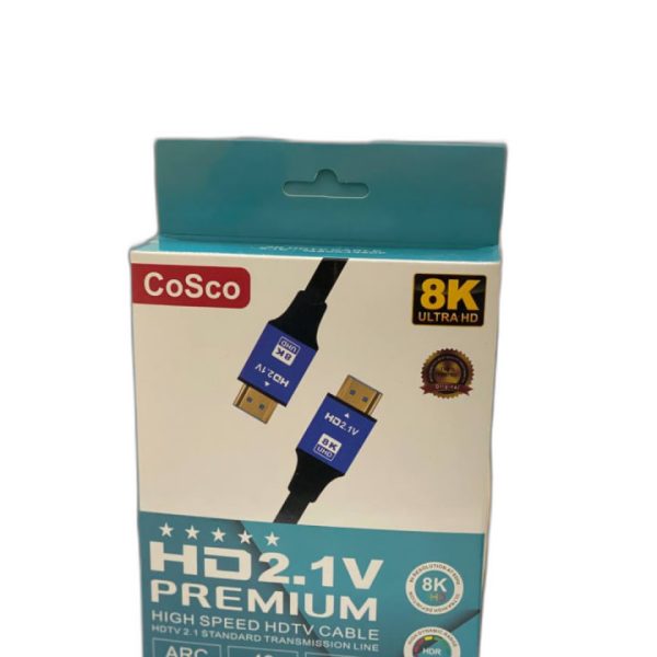 SIPU Copper HDMI Cable 8K Round Coaxial Audio & Video Cables PVC Jacket CE Certified Available in 1.5m 5m 10m 15m Options