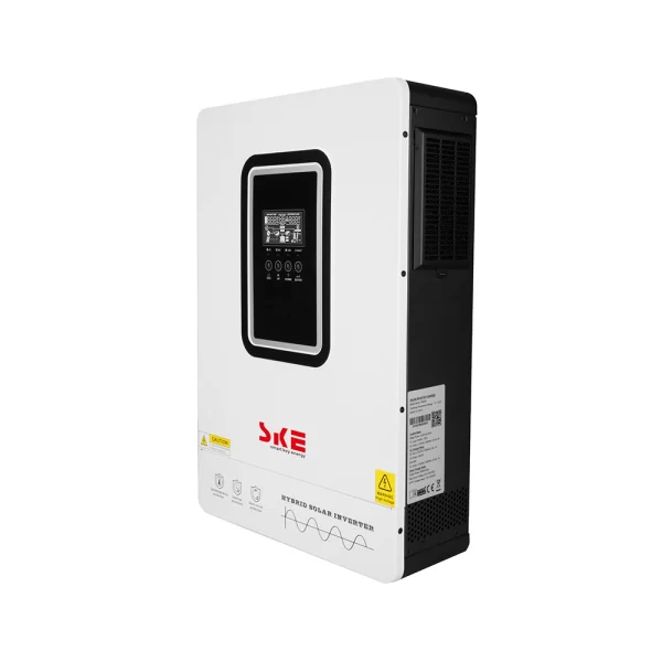 SKE Parallelable Solar Inverter 6.2KW 48V 220V 230V Pure Shine Wave 2-100A Charger Current Double MPPT Hybrid Inverter 6.2KW